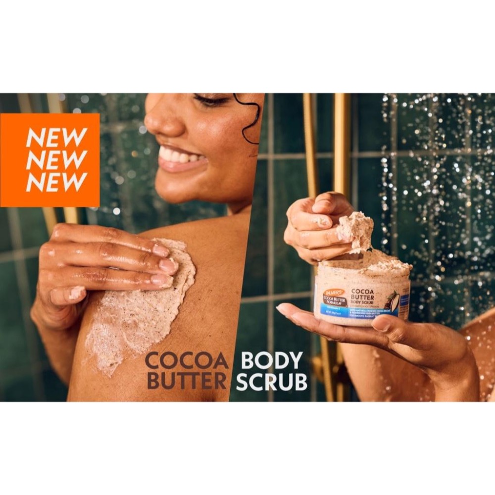 男女合適 中性可可脂味「現貨」帕瑪氏 Palmer＇s 可可脂🥥椰子油🌴身體去角質 磨砂膏-細節圖7