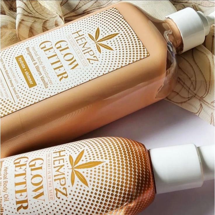 香味細閃高光✨ Shimmer 玫瑰金 🇺🇸Hempz Glow Getter 保濕 身體乳 荷荷芭油 身體噴霧-細節圖3