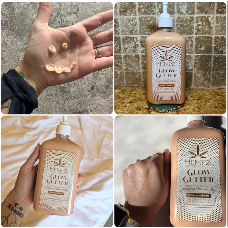 香味細閃高光✨ Shimmer 玫瑰金 🇺🇸Hempz Glow Getter 保濕 身體乳 荷荷芭油 身體噴霧-細節圖8