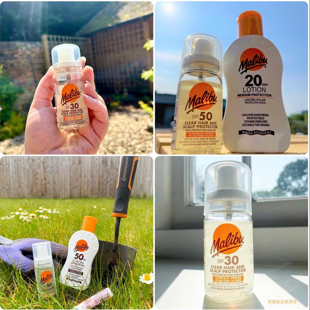 現貨『頭皮防曬』英國製🇬🇧Malibu 馬里布 SPF30/SPF50 hair scalp 頭髮 防曬噴霧-細節圖2