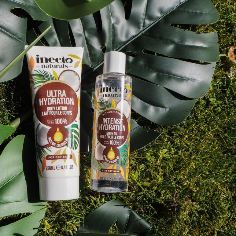 現貨 磨砂膏/保濕滋潤乳/保養油 英國製造 🇬🇧 inecto Body Oil/椰殼 身體 去角質 身體油-細節圖4