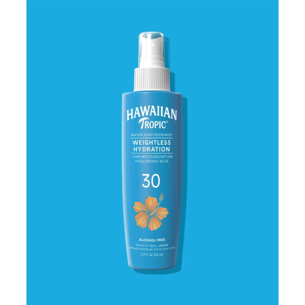 『現貨』SPF30 防曬 保溼噴霧🌺 Hawaiian tropic 透明質酸/玻尿酸 熱帶夏威夷 防曬/助曬 曬黑-細節圖3