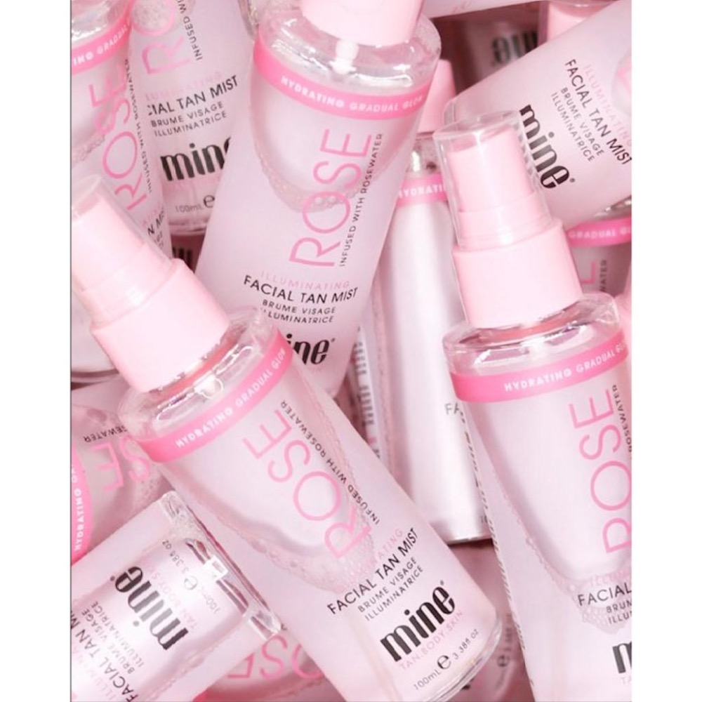 『現貨』臉部美黑 每日使用 延長古銅肌 🦘Mine Tan 玫瑰化妝水噴霧 Rose Facial Tan 美黑保濕噴霧-細節圖6