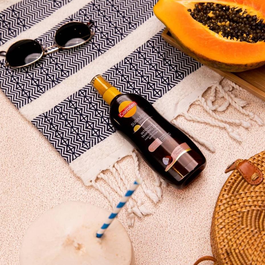 現貨🥥SPF0/SPF6 椰子油🌴加速黑 tanning oil 助曬油 🥕Carroten 海洋友善 曬黑油 蘆薈膠-細節圖5