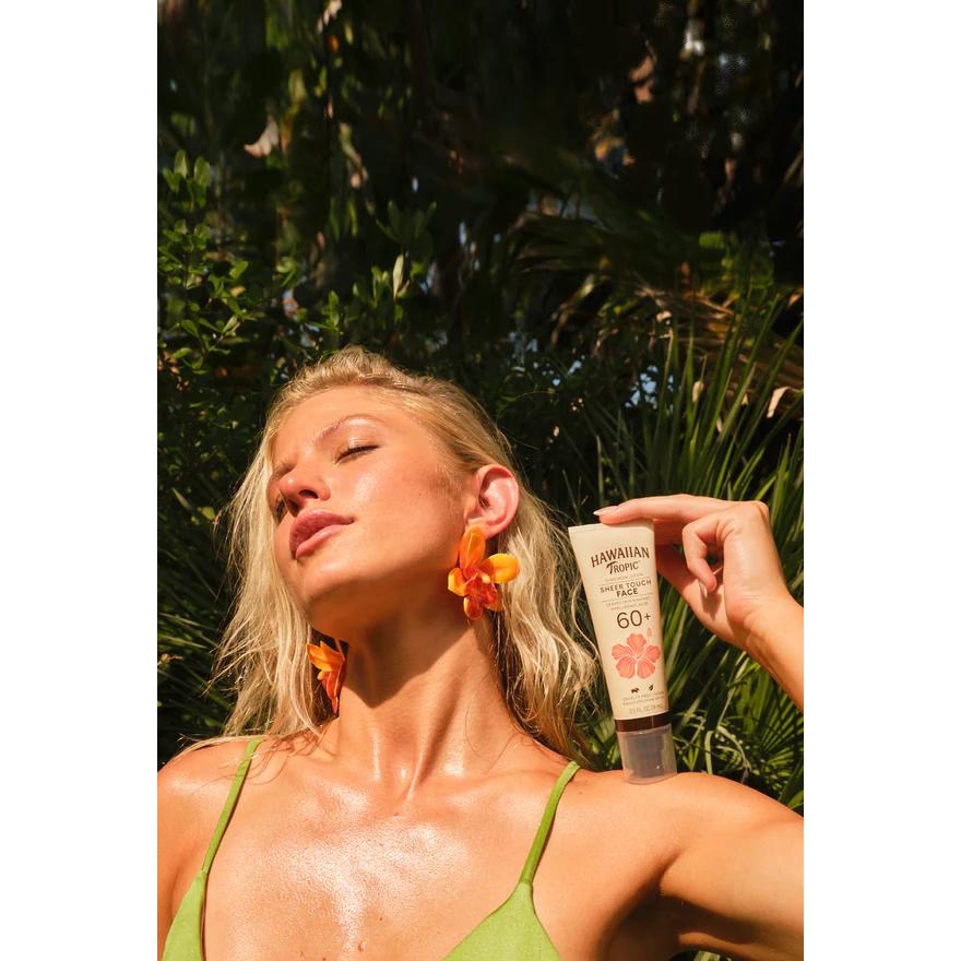 『現貨』珠光防曬乳 Hawaiian Tropic 熱帶夏威夷 清透觸感 SPF 60 ☀️ 臉部防曬乳-細節圖5