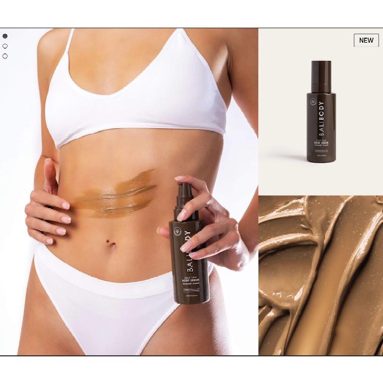 塗抹就黑 有色乳液 🦘Balibody 『現貨』Self Tan Body Serum 美黑 古銅肌 身體精華液-細節圖2