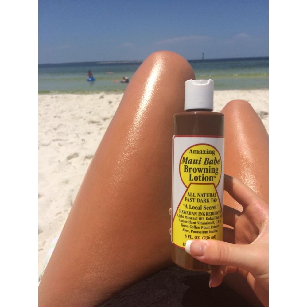 加強速黑小麥肌 有色助曬乳液🇺🇸 夏威夷當地人的秘密 焦糖古銅🌺 Maui Babe 天然咖啡豆萃取 曬黑加速-細節圖3