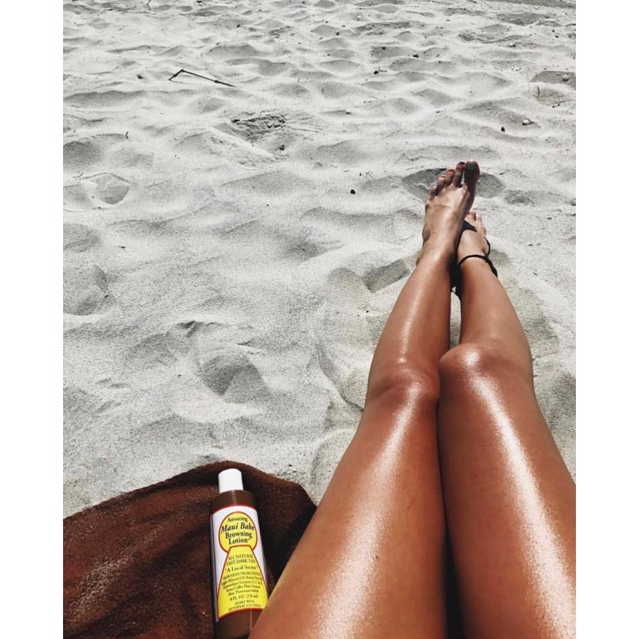 加強速黑小麥肌 有色助曬乳液🇺🇸 夏威夷當地人的秘密 焦糖古銅🌺 Maui Babe 天然咖啡豆萃取 曬黑加速-細節圖4