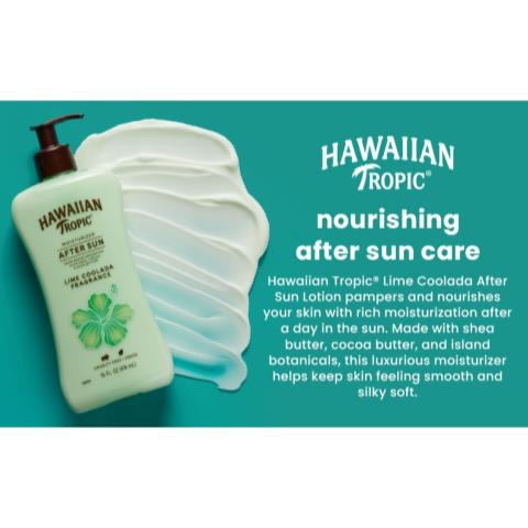 「現貨」曬後 蘆薈乳液 熱帶夏威夷 hawaiian tropic After Sun Lime 高保濕 曬後保濕霜-細節圖5