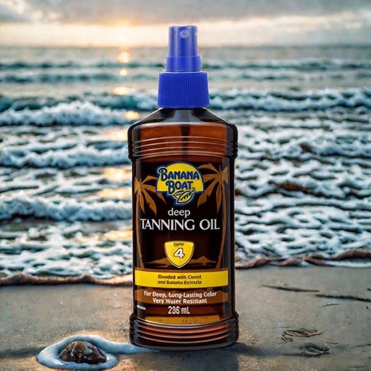 現貨 SPF4 Banana Boat 🇺🇸香蕉船 小麥古銅 曬黑 助曬油 椰子油 Spray Oil 曬後蘆薈乳-細節圖2