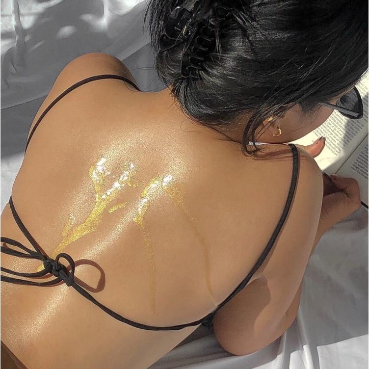 助曬油組合 身體油 🇦🇺 海洋友善 Boracay skin 助曬 曬黑助曬油 古銅色 美黑 燙金助曬油-細節圖7