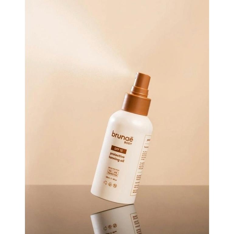『新品上市』護膚 天然助曬油 SPF15 🦘Brunae body🤎Tanning Oil 美黑油 曬黑油-細節圖6