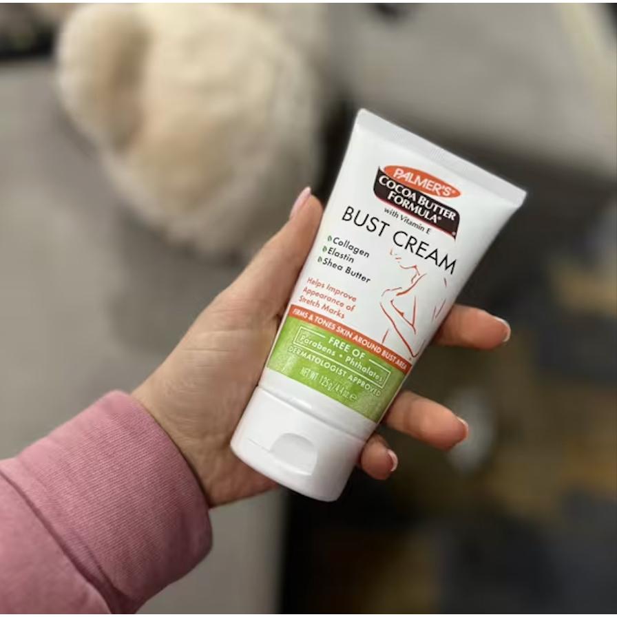 上半身 胸部 保養霜 Palmer＇s 帕瑪氏 可可脂Q10緊緻乳霜/按摩乳液/腹部乳霜-細節圖6