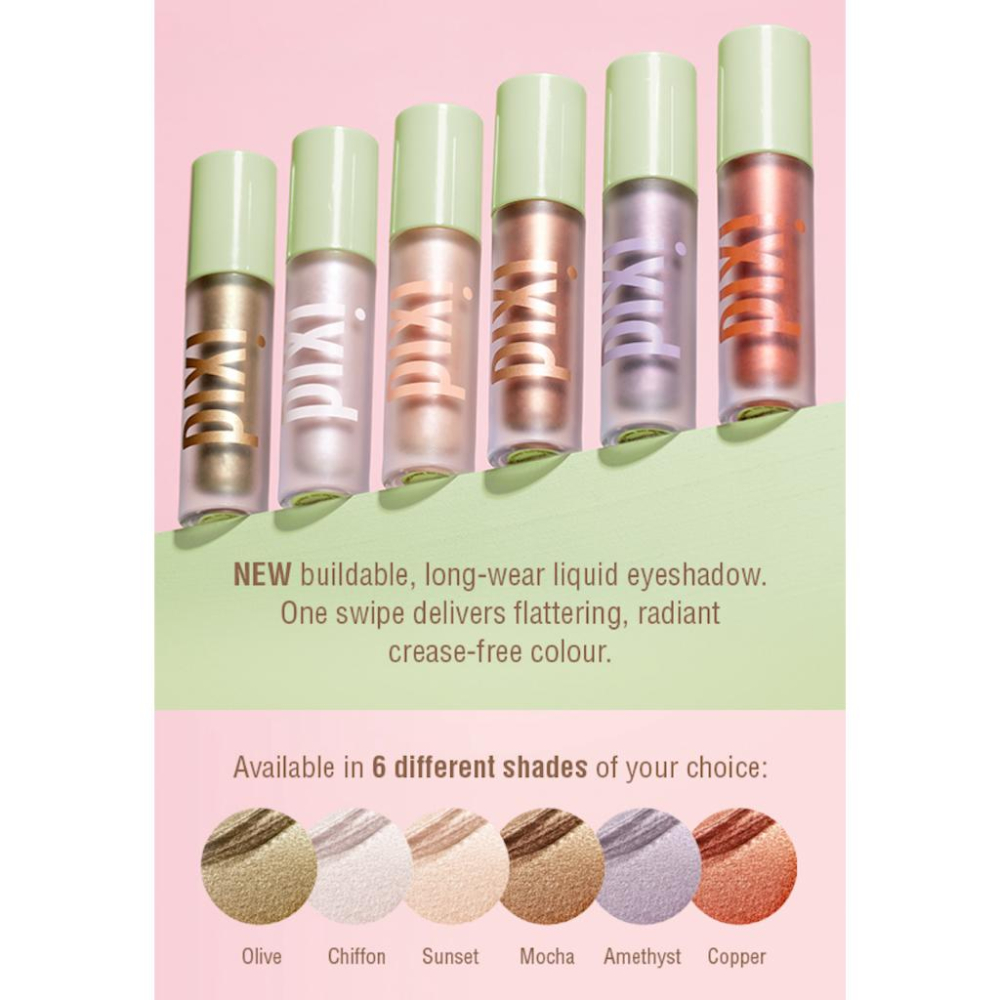 現貨 珠光 銅色 持久不暈染  Pixi Beauty EyeLift Max 柔滑 液體眼影 美國進口-細節圖7