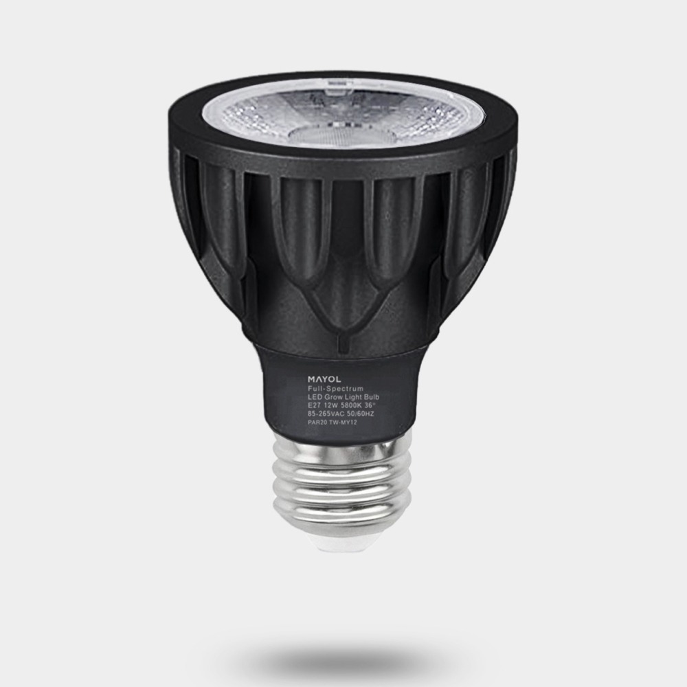 台灣現貨 限時折扣 瑪約LED全光譜植物生長燈 RA98.5 5800K 仿太陽光 室內 雨林植物 E27 鹿角蕨 松柏-細節圖3