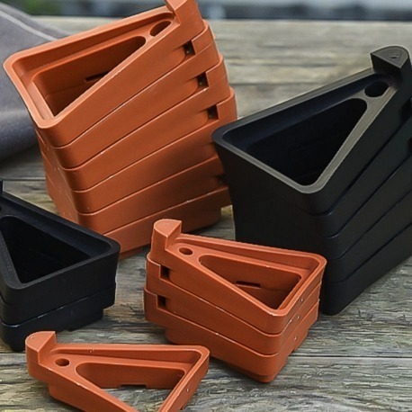 【瑪約選物】植栽園藝花盆腳墊12個組/托盤底墊/通風透氣/防止爛根/防悶根/植栽神器/墊高器/腳墊/花盆墊/盆栽墊-細節圖2