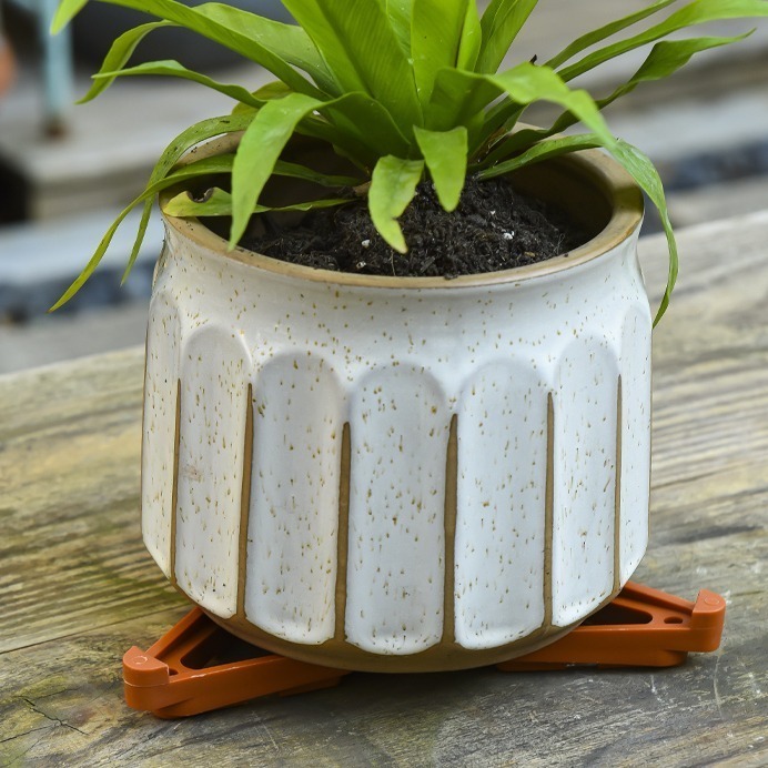 【瑪約選物】植栽園藝花盆腳墊12個組/托盤底墊/通風透氣/防止爛根/防悶根/植栽神器/墊高器/腳墊/花盆墊/盆栽墊-細節圖6