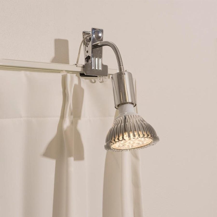 台灣現貨 極美360度定時銀色金屬燈夾/定時燈夾/定時燈座/多肉燈座/日式/工業風/鵝頸燈座/蛇頸燈座-細節圖4