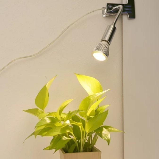 台灣現貨 極美360度定時銀色金屬燈夾/定時燈夾/定時燈座/多肉燈座/日式/工業風/鵝頸燈座/蛇頸燈座-細節圖5