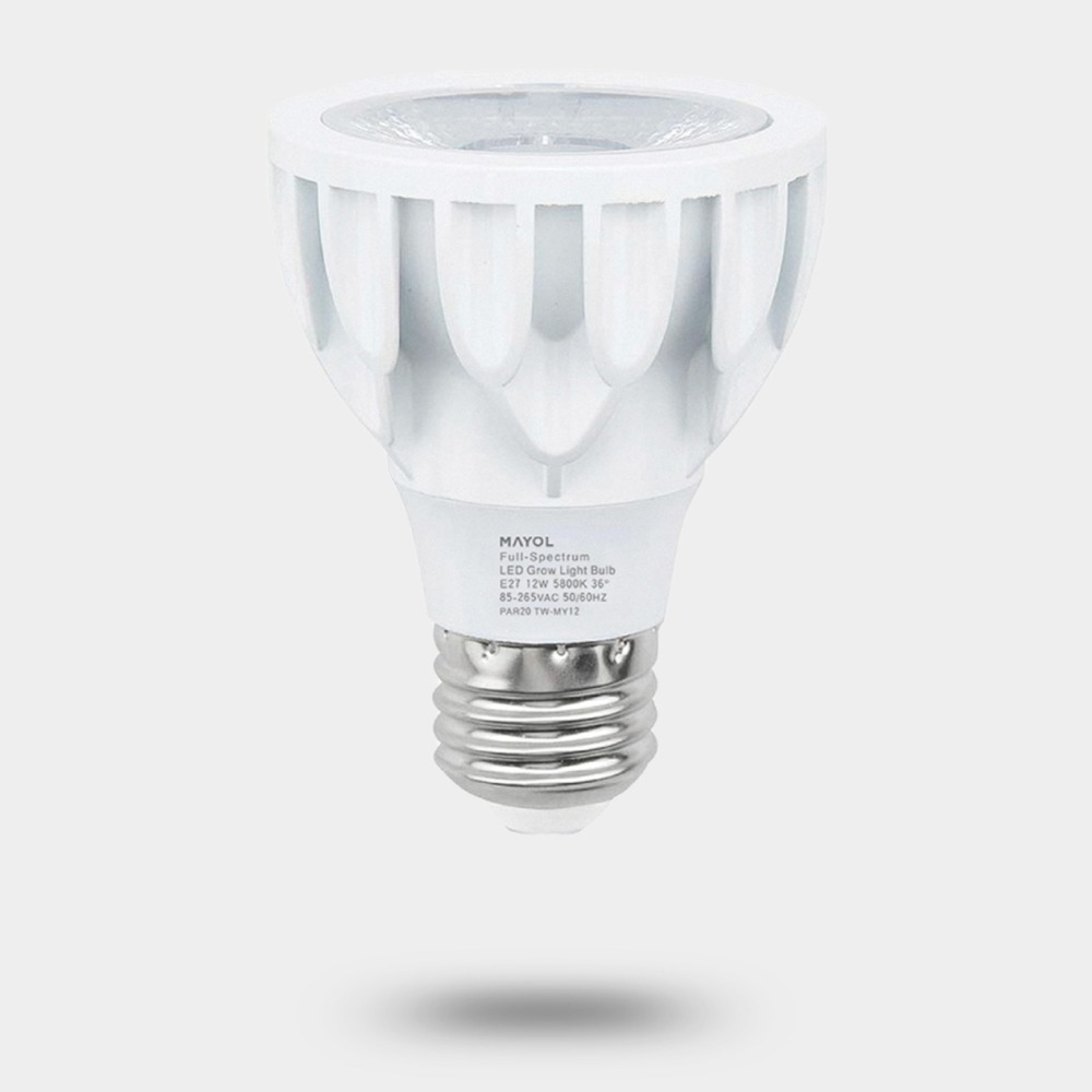 台灣現貨 瑪約LED全光譜植物生長燈 RA98 4000K 仿太陽光 室內 雨林植物 E27 鹿角蕨 松柏-細節圖2