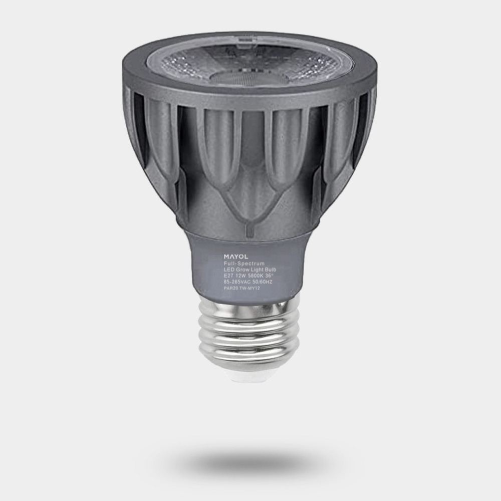 台灣現貨 瑪約LED全光譜植物生長燈 RA98 4000K 仿太陽光 室內 雨林植物 E27 鹿角蕨 松柏-細節圖3