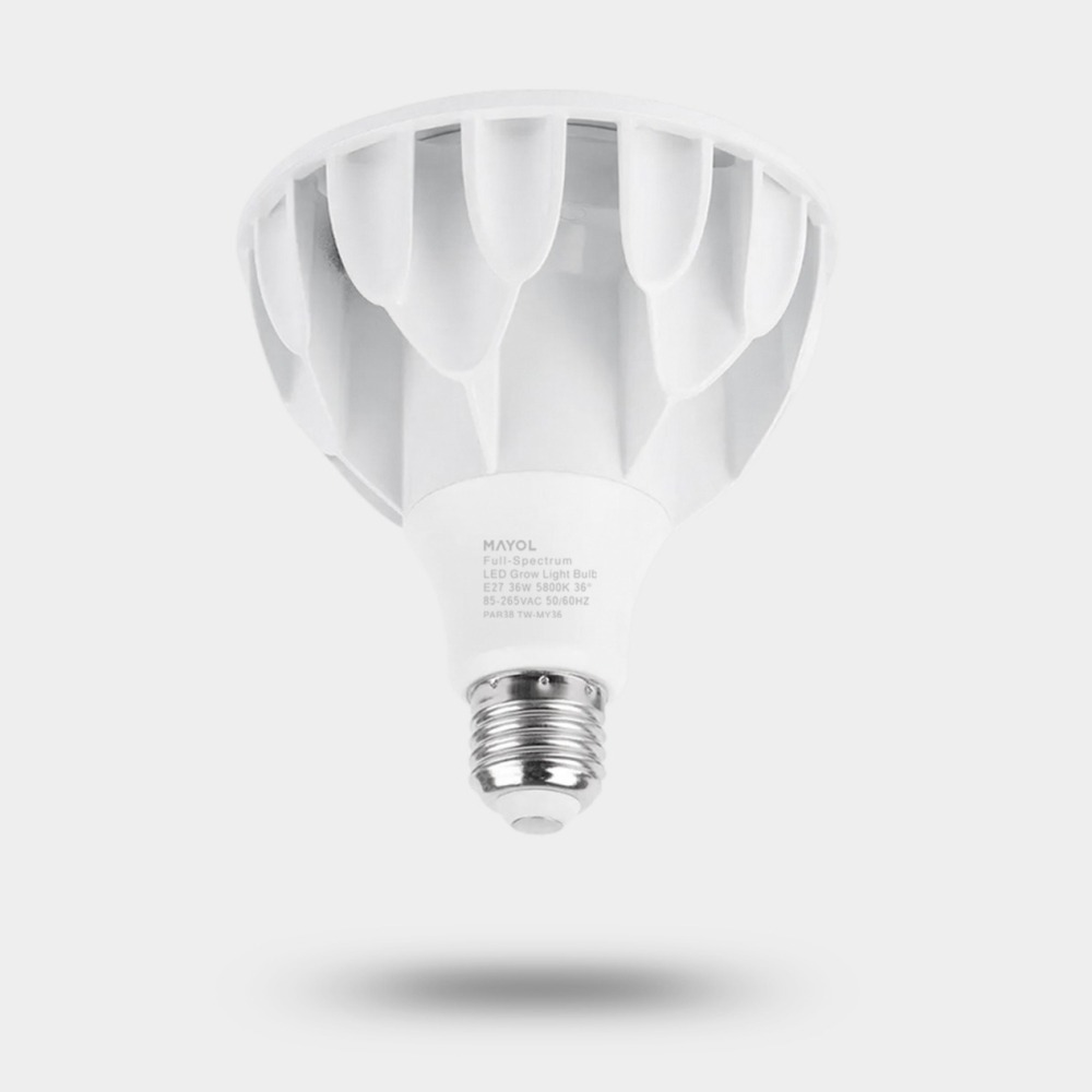 台灣現貨 瑪約LED全光譜植物生長燈 RA98 4000K 仿太陽光 室內 雨林植物 E27 鹿角蕨 松柏-細節圖6