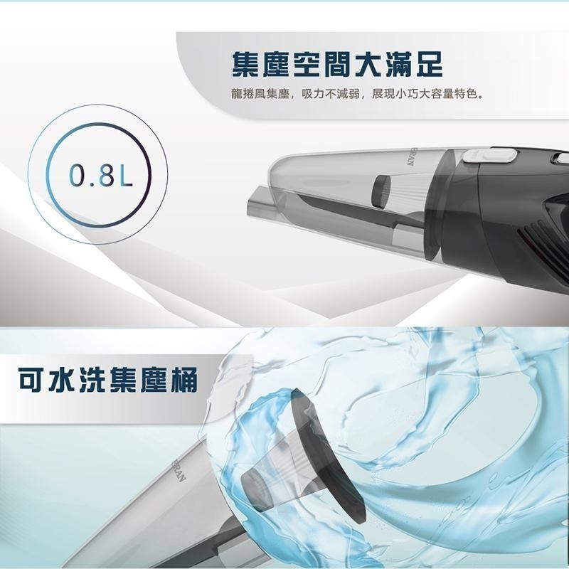 現貨免運［HERAN］禾聯3合1手持式有線吸塵器 HVC-60AB02B / HVC-60AB010 直立式吸塵器-細節圖6