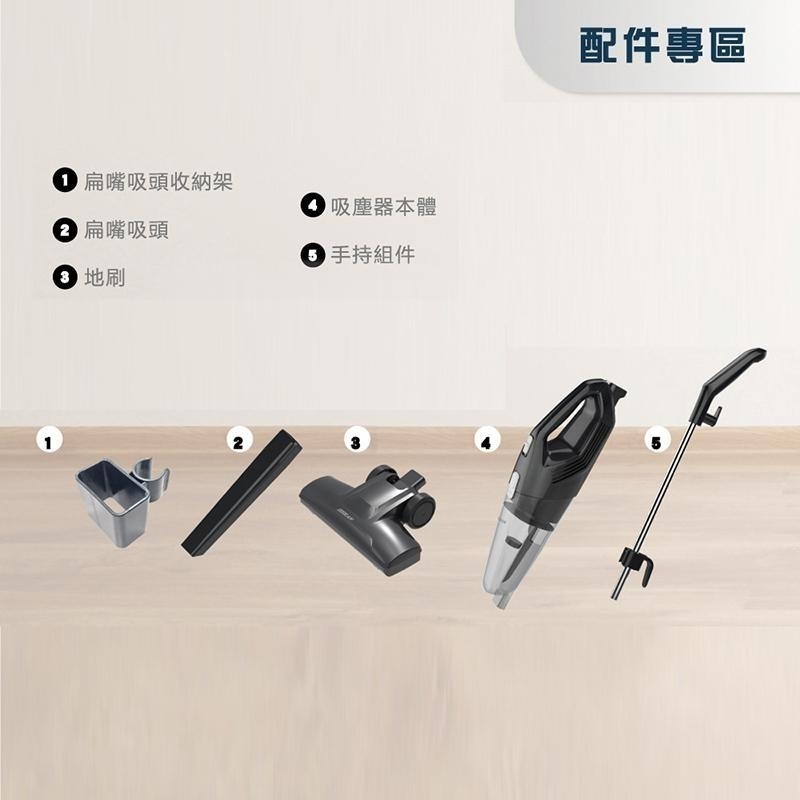 現貨免運［HERAN］禾聯3合1手持式有線吸塵器 HVC-60AB02B / HVC-60AB010 直立式吸塵器-細節圖7