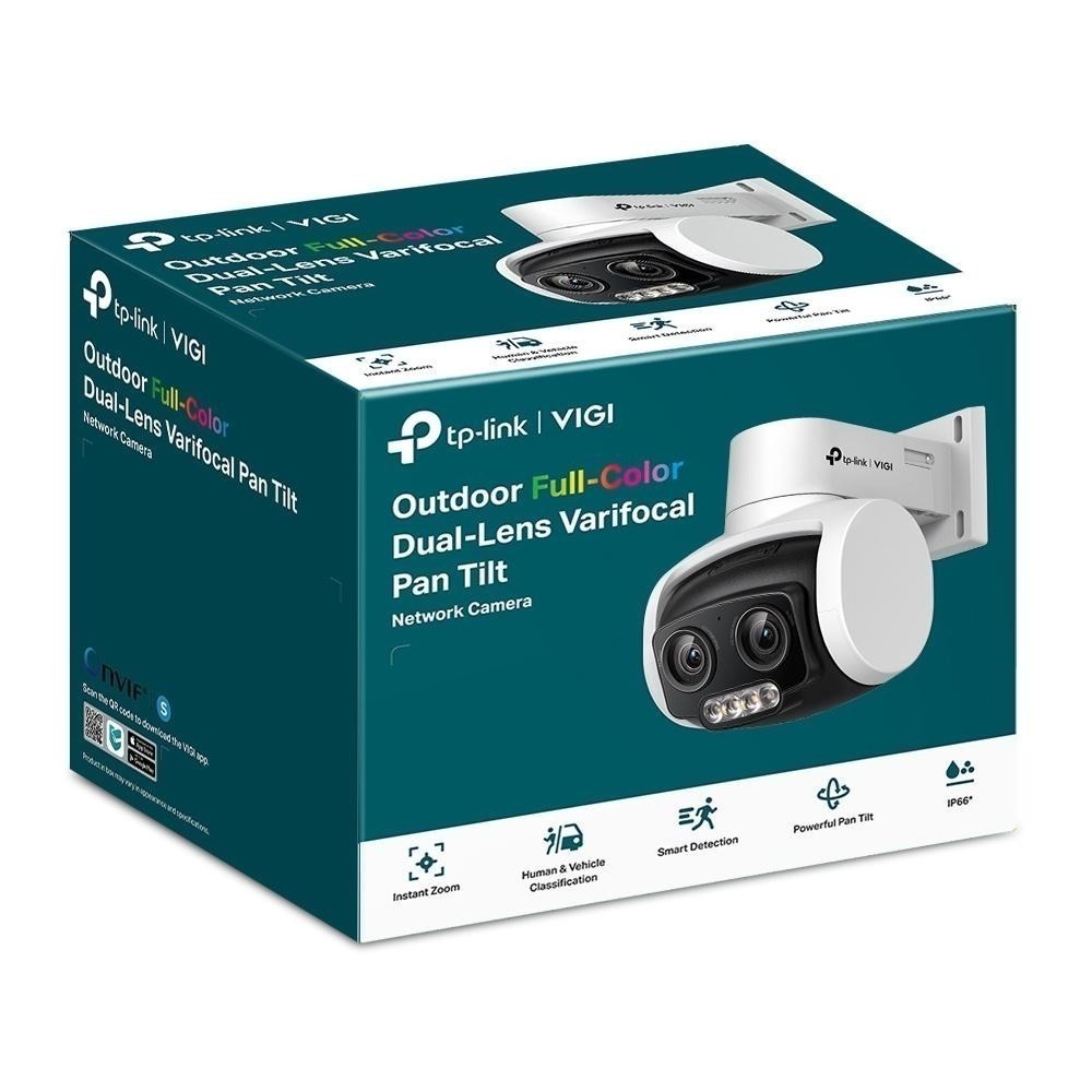 ［現貨免運］公司貨付發票TP-LINK  VIGI C540V  4MP戶外型全彩雙鏡頭變焦旋轉式監視器/商用網路攝影機-細節圖2