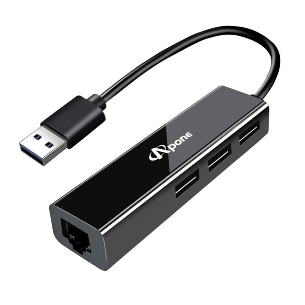 現貨免運【Apone】USB3.0 轉RJ45 USB網路卡/HUB集線器/擴充埠 贈T-C轉接頭-細節圖2