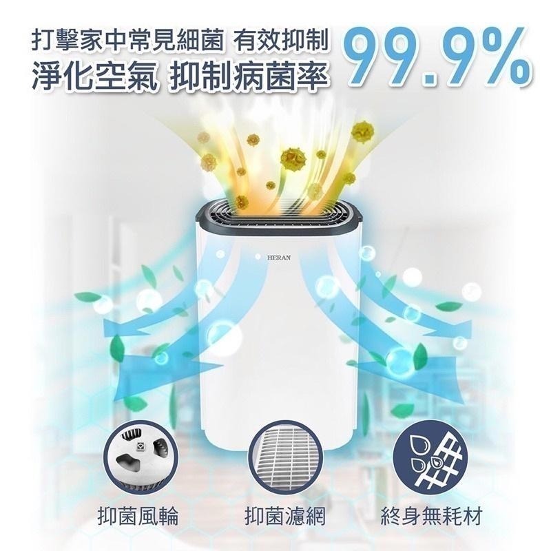 付發票可退稅500元⚡️現貨⚡️禾聯HERAN 新一級能效6公升 除濕機HDH-12DY030(B) 禾聯除濕機-細節圖5