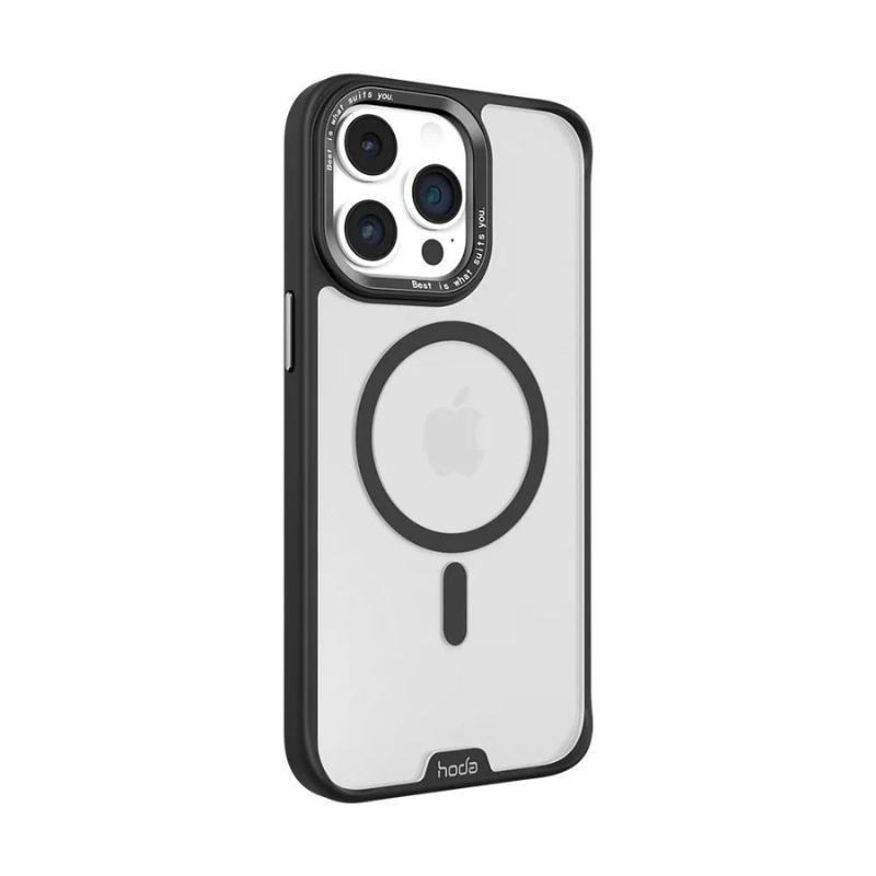 【現貨】HODA iPhone15/15Plus/15Pro/15ProMax柔石軍規防摔殼magsafe磁吸殼-細節圖5