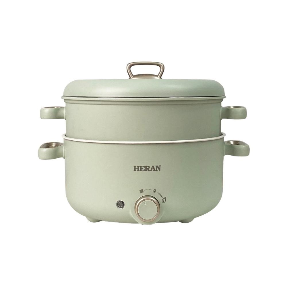 全新款附蒸籠［HERAN禾聯 ］禾聯多功能電陶瓷美食鍋HHP-10SP01S 陶瓷電火鍋/有蒸籠-細節圖2