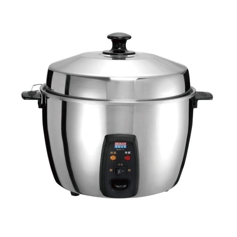 免運HERAN 禾聯304不鏽鋼電鍋11人份全304不鏽鋼電鍋_SCZS-111-細節圖2