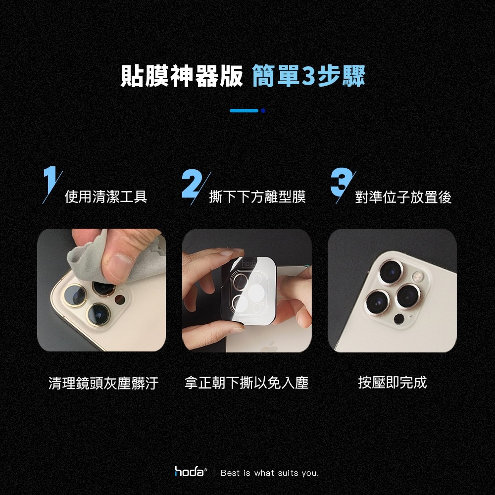【現貨】HODA iPhone15Pro/15ProMax藍寶石鏡頭保護貼 鏡頭環 鏡頭貼-細節圖3