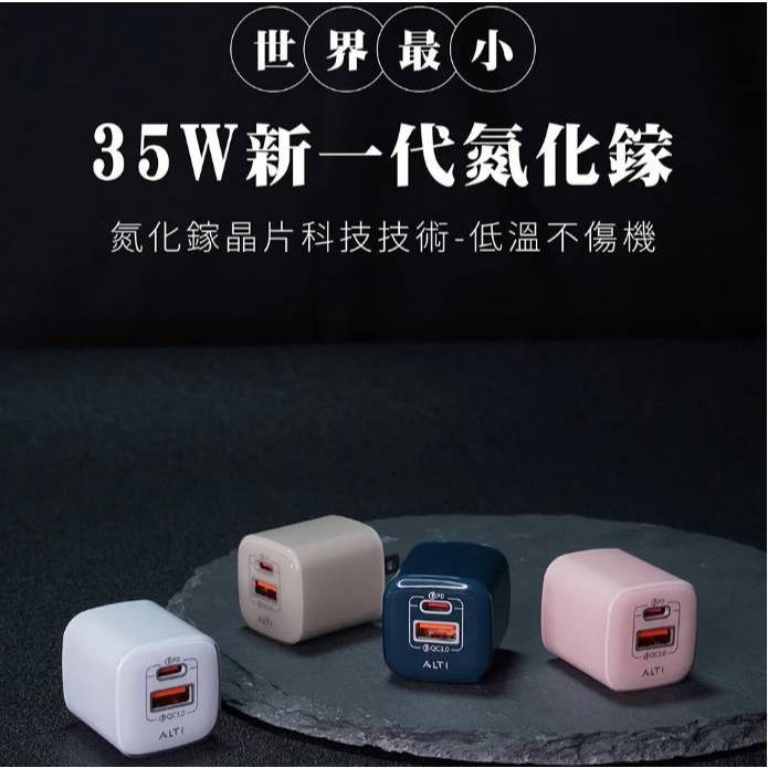 【ALTI】FUN芯充 35W PD3.0+QC3.0 雙孔氮化鎵充電器 充電頭-細節圖4