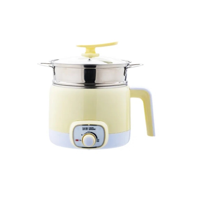 【CookPower】鍋寶 316多功能防燙美食鍋1.7L-黃色(附蒸籠)BF-9311YW 美食鍋 電鍋-細節圖2