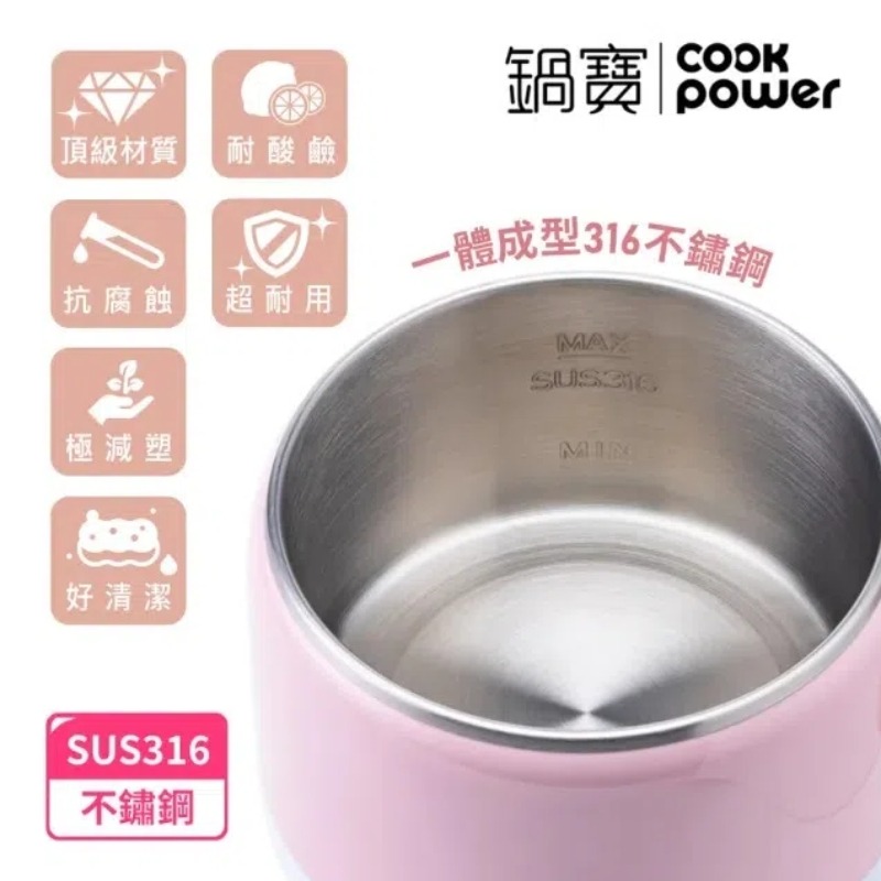 【CookPower】鍋寶 316多功能防燙美食鍋1.7L-黃色(附蒸籠)BF-9311YW 美食鍋 電鍋-細節圖6