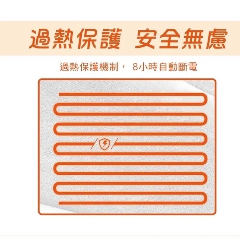 HERAN 禾聯HEB-06N3 法蘭絨單人電熱毯不跳電 電毯 禾聯電熱毯 電熱被 毛毯防寒 可水洗-細節圖5