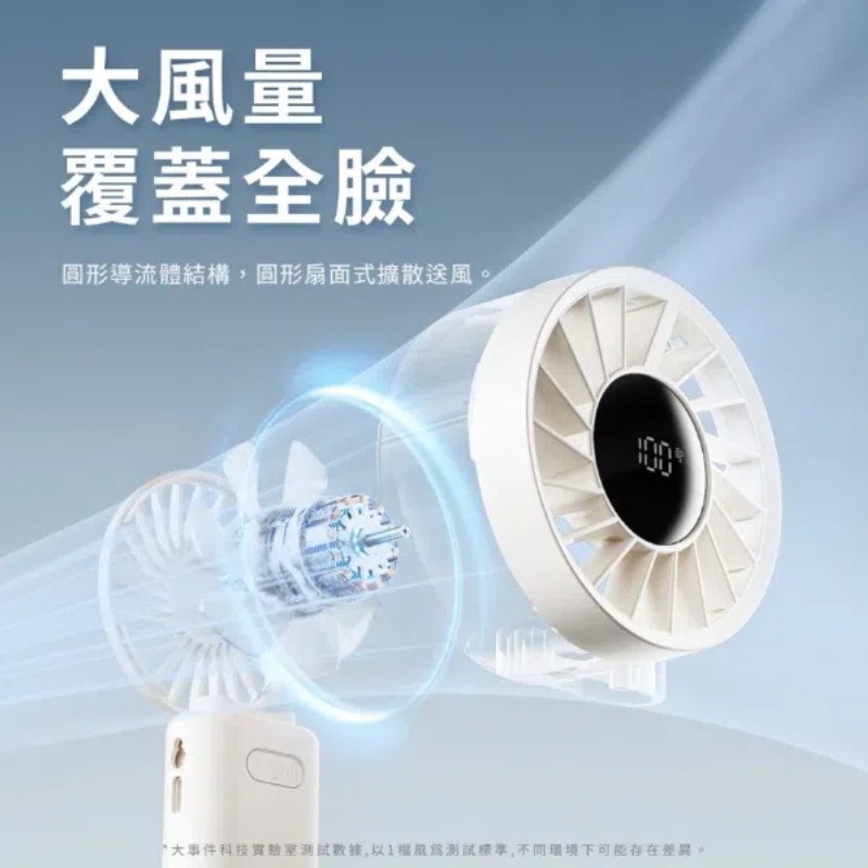 【SOTHING】向物100檔折疊高速手持風扇_渦輪Z 可上飛機小風扇 渦輪颶風 小風扇 掛脖風扇 多角度調節-細節圖6