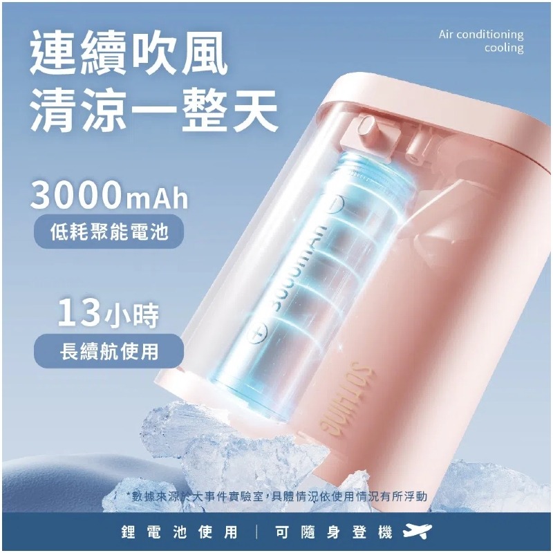 【SOTHING】 高速掛脖風扇 - Cube 小風扇 掛脖風扇 快速降溫 可隨身上飛機 LED數顯螢幕 100檔風速-細節圖4