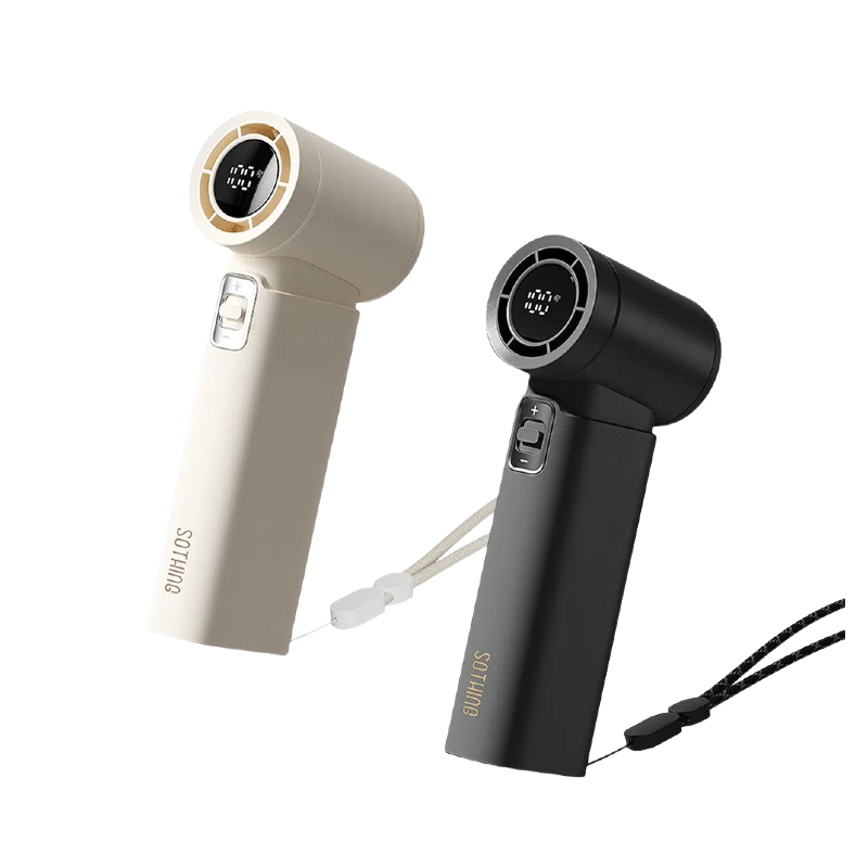 【SOTHING】 向物高速手持風扇 - 引擎Slim 可隨身上飛機 小風扇 LED數顯螢幕 掛繩風扇  輕巧手持風扇-細節圖2