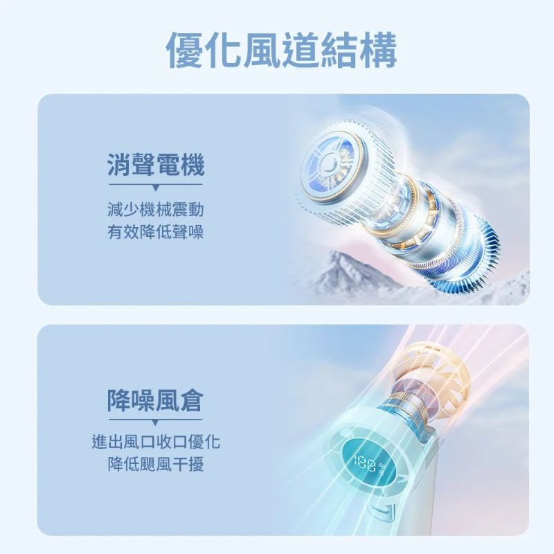 【SOTHING】 向物高速手持風扇 - 引擎Slim 可隨身上飛機 小風扇 LED數顯螢幕 掛繩風扇  輕巧手持風扇-細節圖7