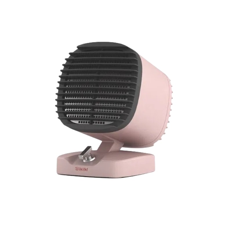 【ikiiki伊崎】陶瓷電暖器 IK-HT5201 暖爐 暖風扇 瞬間加熱 陶瓷電暖 防傾倒-櫻花粉IK-HT5201-細節圖2