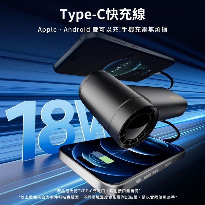 SOTHING向物 高速手持風扇 引擎Power 可當行動電源 可上飛機 摺疊便攜 手持風扇 可充電 隨身電風扇 長續航-細節圖6