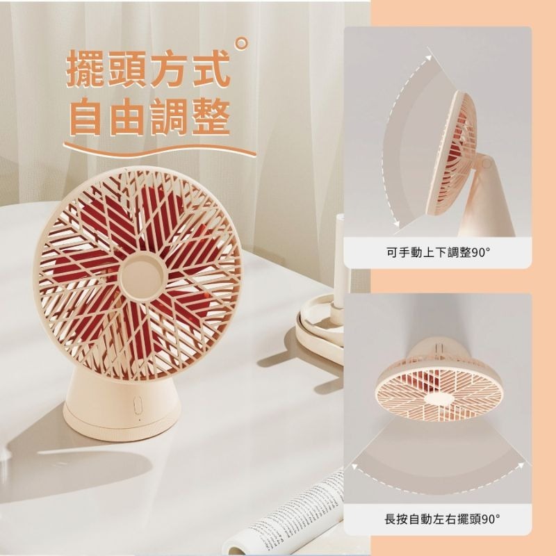 SOTHING向物 桌面風扇 雨林PRO 靜音電扇 USB充電 長效續航 大容量電池 居家 露營 教室 廚房 原廠現貨-細節圖6