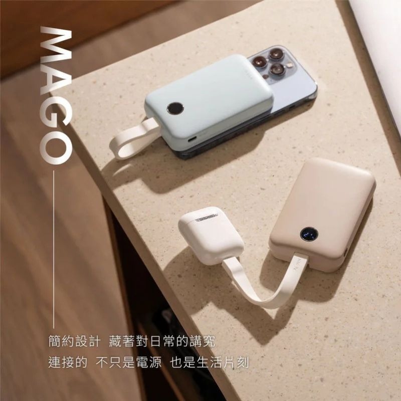 【iWALK】中國CCC認證 Wh認證 可上飛機 MAGO 10000mAh磁吸帶線行動電源 Qi2 MagSafe-細節圖8