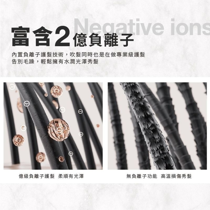 【Bianco di puro】彼安特 AURA 雙電壓高速負離子吹風機HD050/HD051 全電壓吹風機 2億負離子-細節圖7