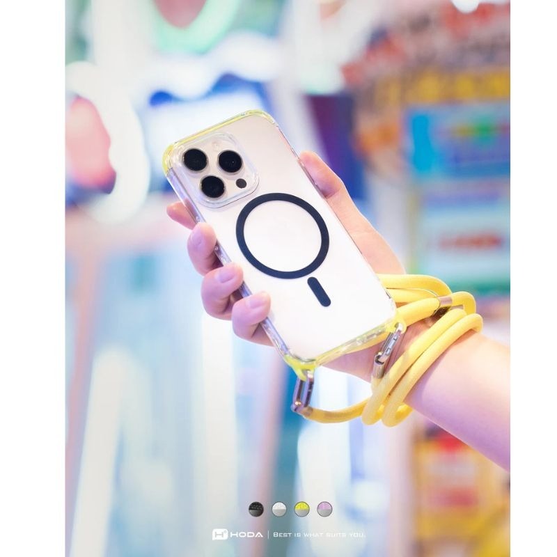 HODA好貼 雙扣手機掛繩 手機掛脖繩 解放雙手 含墊片掛繩 馬卡龍繽紛色掛繩-細節圖8