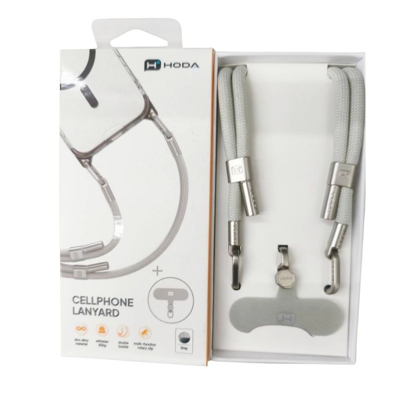 HODA好貼 雙扣手機掛繩 手機掛脖繩 解放雙手 含墊片掛繩 馬卡龍繽紛色掛繩-規格圖11